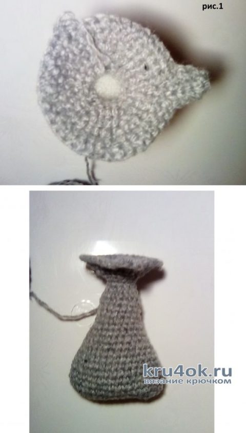 Мышка - норушка крючком (символ 2020 года). Работа DZ.toy вязание и схемы вязания