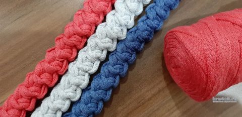 5 вариантов ручек для вязаной сумки - легко связать самому вязание и схемы вязания