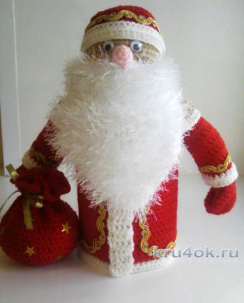 Кукла Дед Мороз крючком, мастер - класс от Арины!