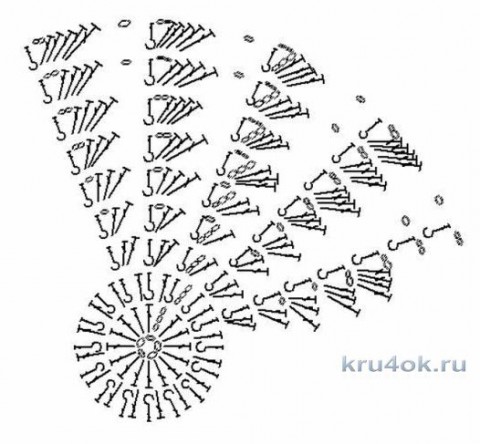 Мужской комплект: шапка и шарф крючком. Работа Анны Касьяновой вязание и схемы вязания