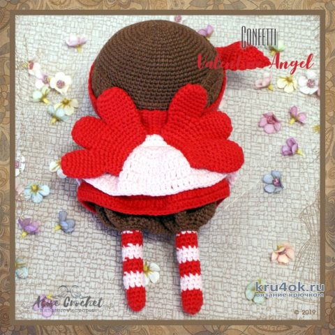 Кукла амигуруми Valentine Angel. Работа Alise Crochet вязание и схемы вязания