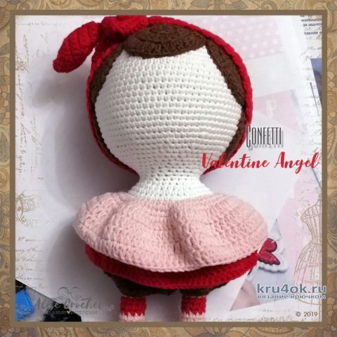 Кукла амигуруми Valentine Angel. Работа Alise Crochet вязание и схемы вязания