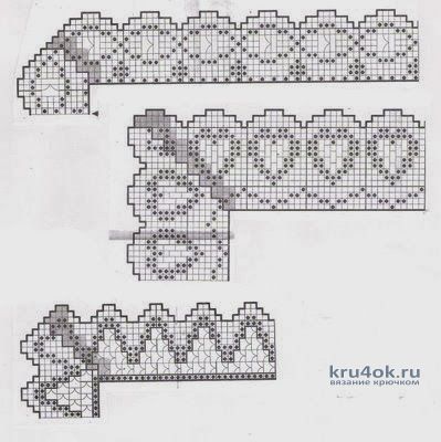 Салфетка-дорожка ЛИСТОПАД и декор листья крючком. Работа Надежды Борисовой вязание и схемы вязания