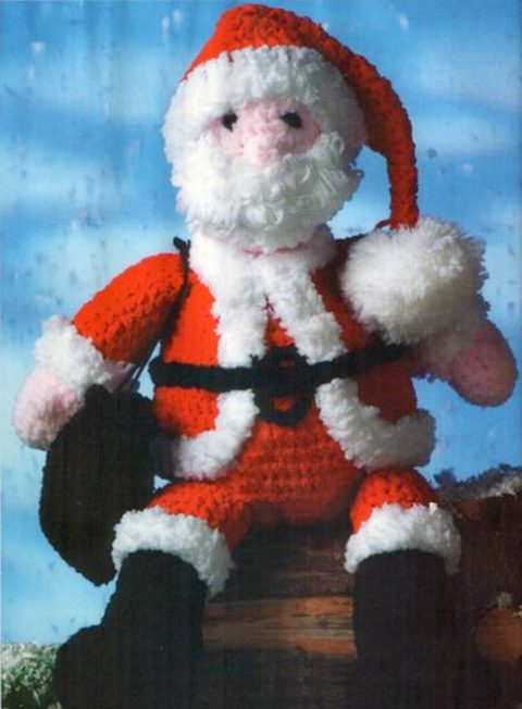 Дед Мороз - Санта Клаус крючком