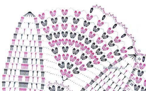 Салфетка крючком - работа Валентины Литвиновой вязание и схемы вязания