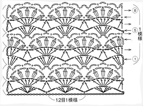 схема вязания