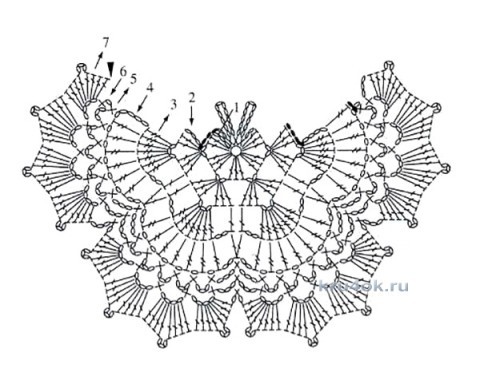 Бабочка крючком. Мастер - класс от Валентины Литвиновой вязание и схемы вязания