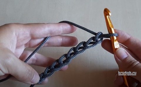 Вяжем цепочку из воздушных петель крючком - видео урок вязание и схемы вязания
