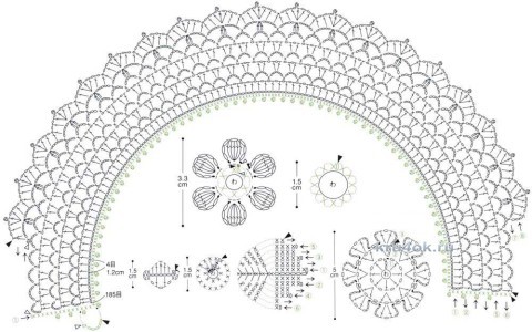 Вязаные крючком воротнички вязание и схемы вязания