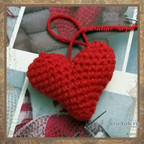 Кукла амигуруми Valentine Angel. Работа Alise Crochet вязание и схемы вязания