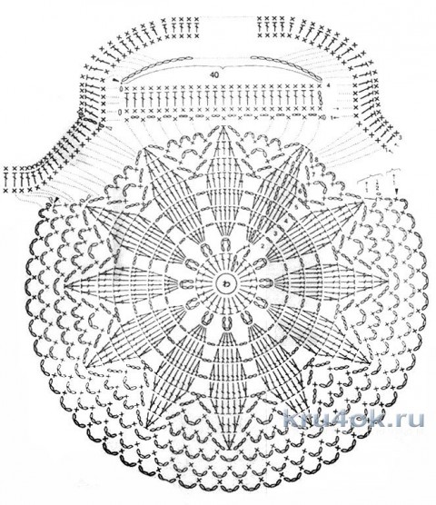 Сумка крючком. Работа Татианы вязание и схемы вязания