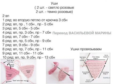 Хрюшка с крыльями Pippa Pig. Работа Alise Crochet вязание и схемы вязания