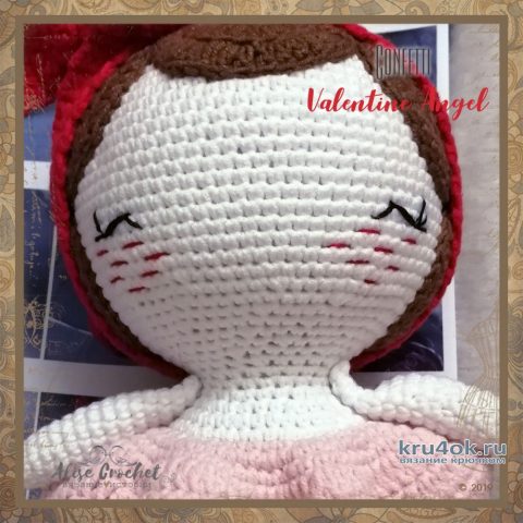 Кукла амигуруми Valentine Angel. Работа Alise Crochet вязание и схемы вязания