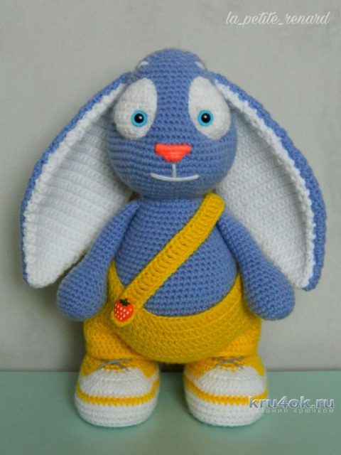 Весенний кролик. Работа Александры Лисициной вязание и схемы вязания