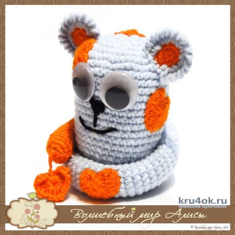 Кот Амурчик крючком. Работа Alise Crochet вязание и схемы вязания