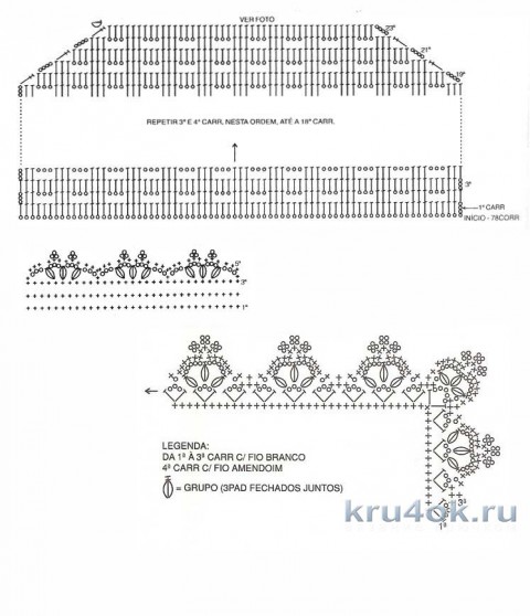 Вязаный коврик для ванной. Работа Виктории вязание и схемы вязания