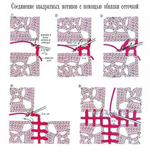 Схемы вязания покрывала крючком