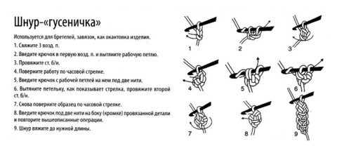 схема вязания ангела