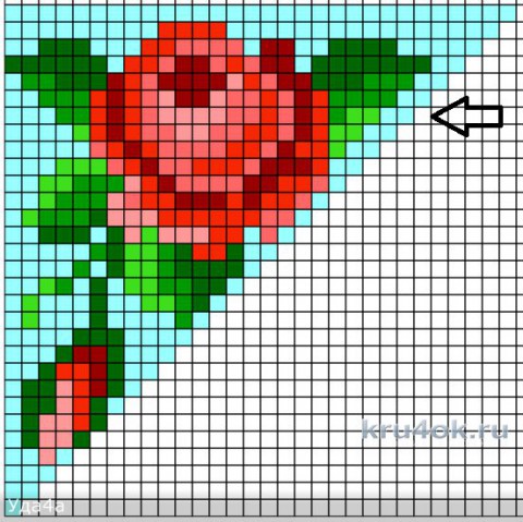 Сумочка крючком с бисером. Работа Ксения вязание и схемы вязания