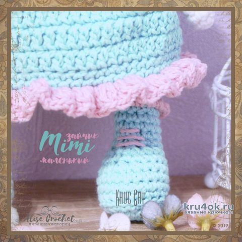 Mimi - маленький зайчик, связанный крючком. Работа Alise Crochet вязание и схемы вязания