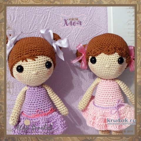 Кукла Хлоя крючком. Работа Alise Crochet вязание и схемы вязания
