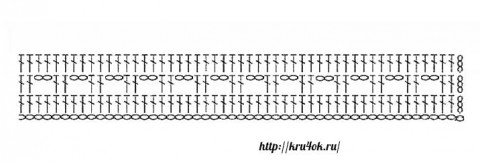 схема вязания пинеток