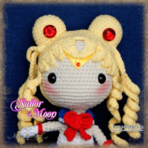 Прекрасная воительница Сейлор Мун (кукла крючком). Работа Alise Crochet вязание и схемы вязания
