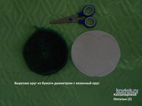 Как связать сувенирчик - арбуз крючком. Описание от Канзапаровой Натальи вязание и схемы вязания