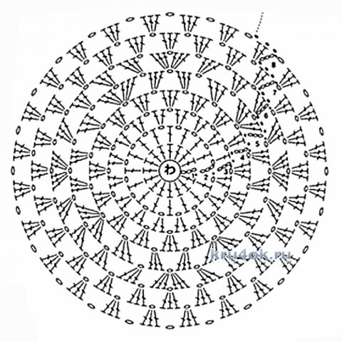 Шапочка крючком. Работа Ирины вязание и схемы вязания