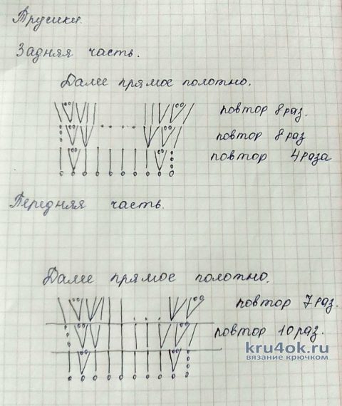 Вязаный купальник для девочки. Работа Оксаны вязание и схемы вязания