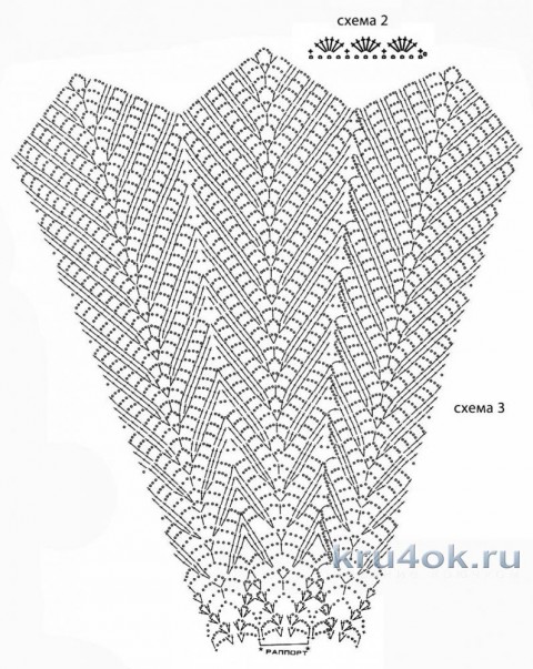 Сарафан и шапочка для девочки. Работа Яны Петровой вязание и схемы вязания