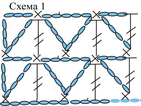 Схема вязания болеро