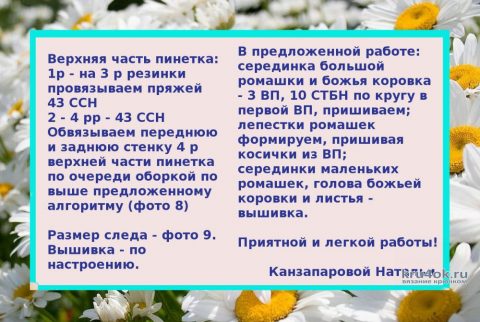 Пинетки крючком. Работа Канзапаровой Натальи вязание и схемы вязания