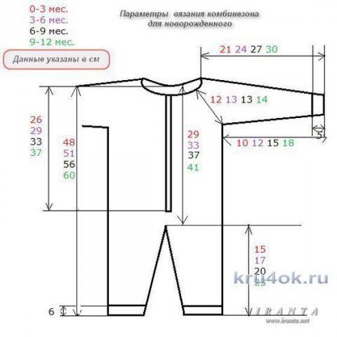 Детский комбинезон крючком. Работа НАТАНИ вязание и схемы вязания