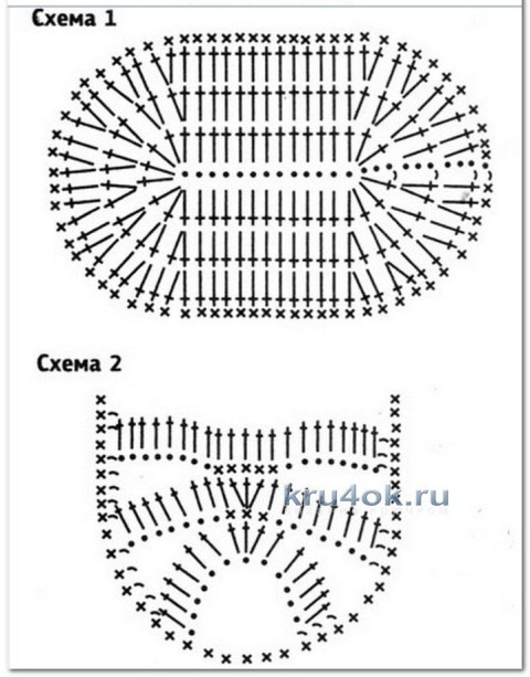 схемы вязания пинеток