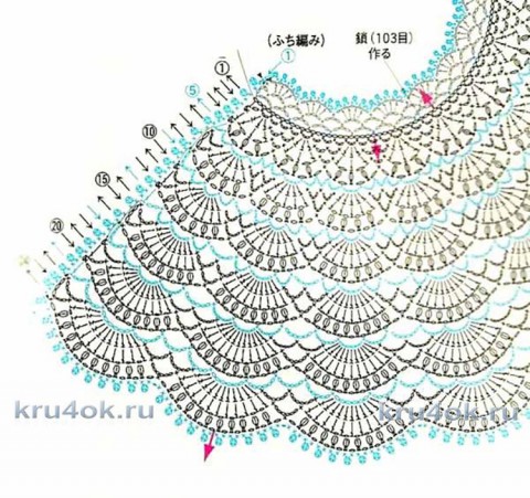 Схемы вязания сарафана крючком