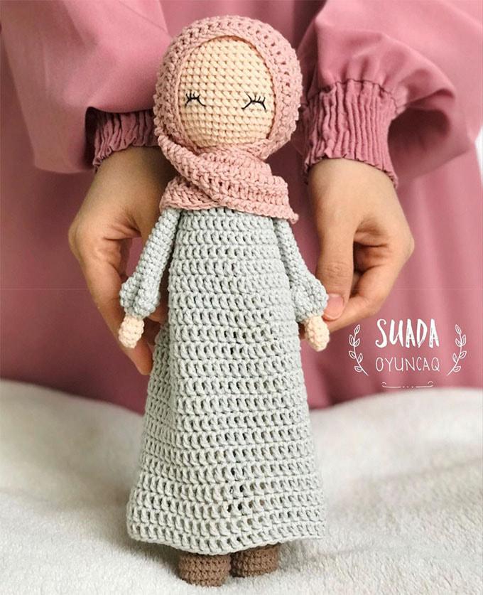Амигуруми Кукла в хиджабе крючком