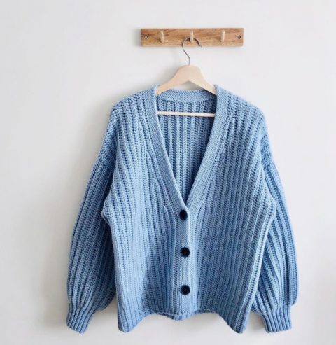 Кардиган крючком Simple cozy 