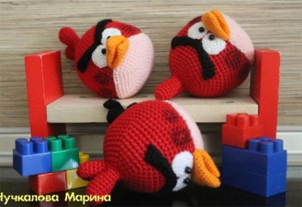 Амигуруми Птички Angry Birds крючком