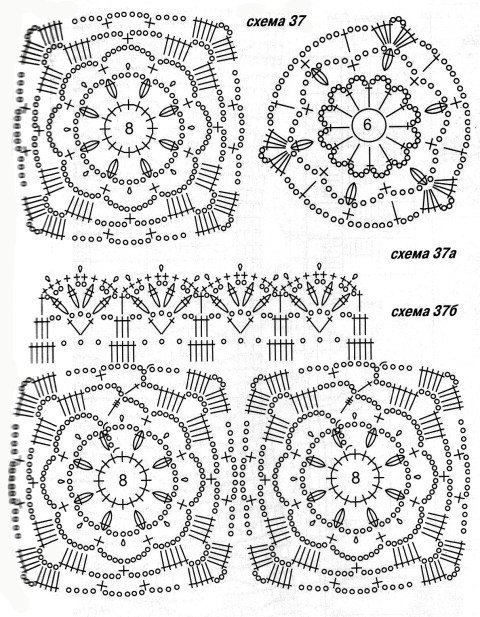 Схемы вязания и описание: